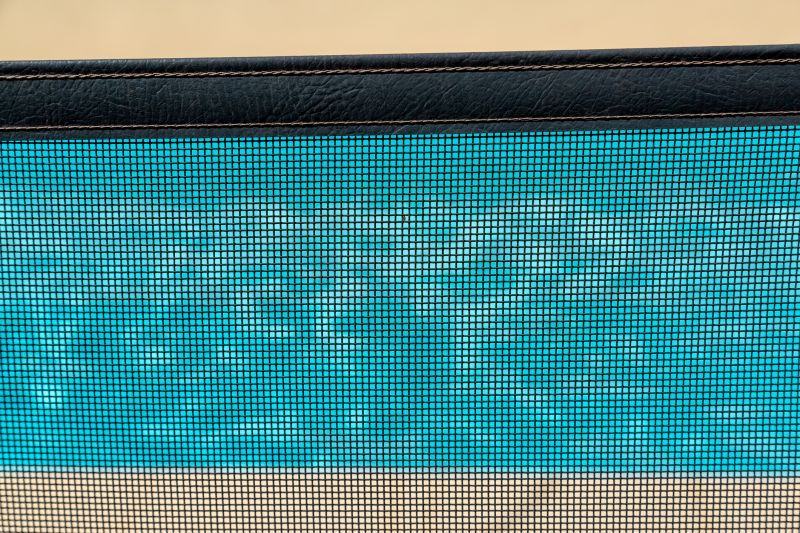 Removable Mesh Fence Panel in Use