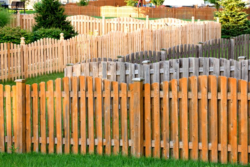 Wood Picket Fence Installation